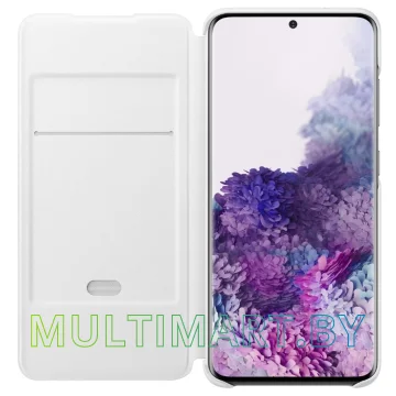 Чехол Samsung Smart LED View Cover Galaxy S20 (белый) картинка 3